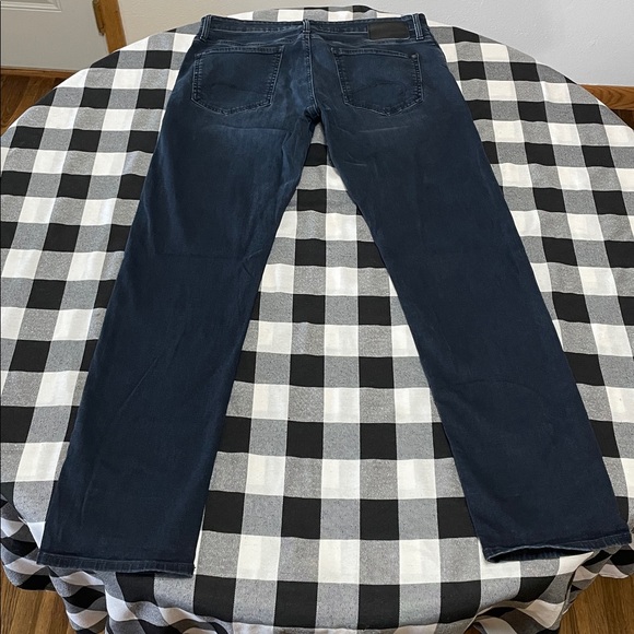 Mavi Straight Leg Jeans Men's Size 34 x 34 Long Tall Stretch Dark Deep Blue - Picture 11 of 12